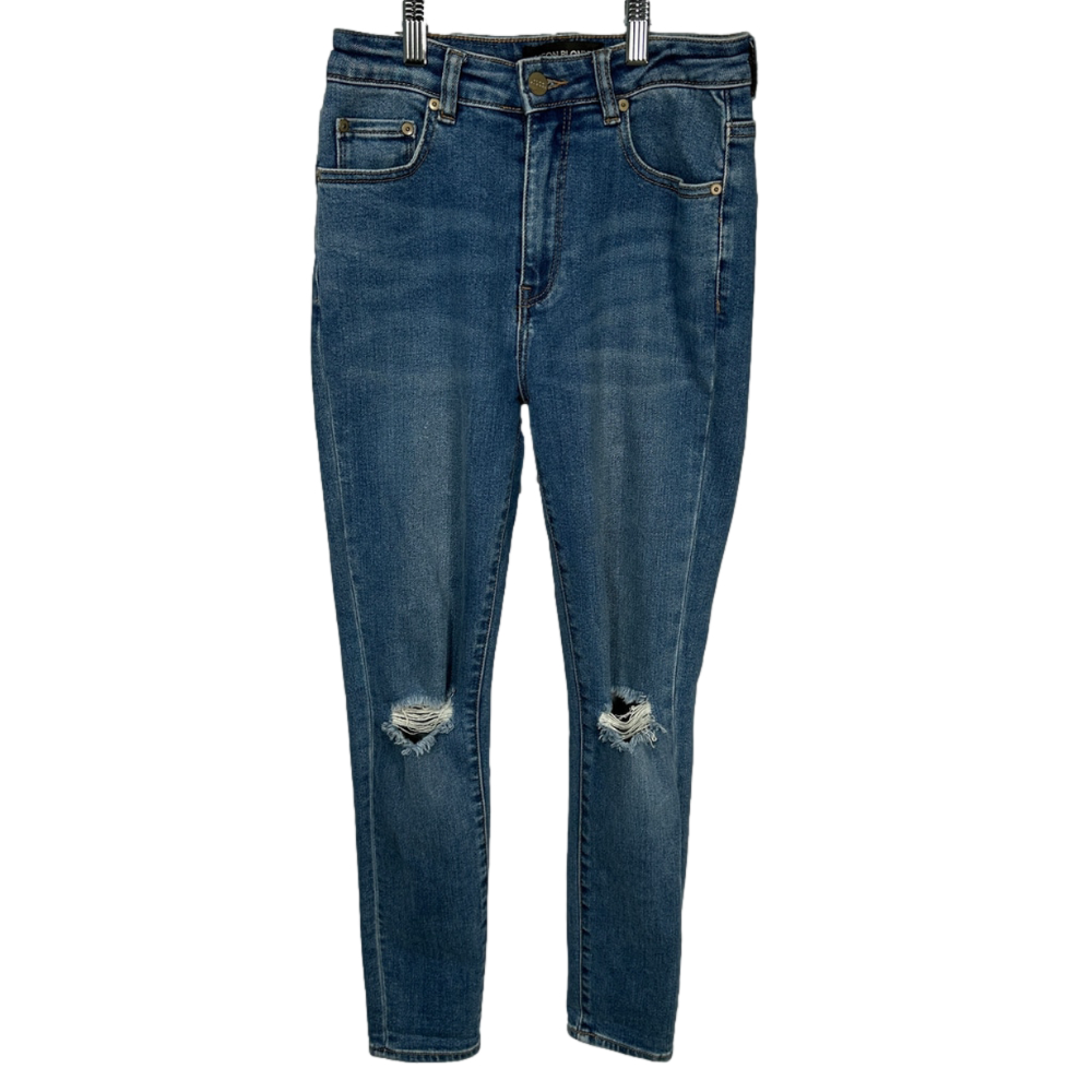 Neon Blonde Bombshell High Rise Skinny Jean 26